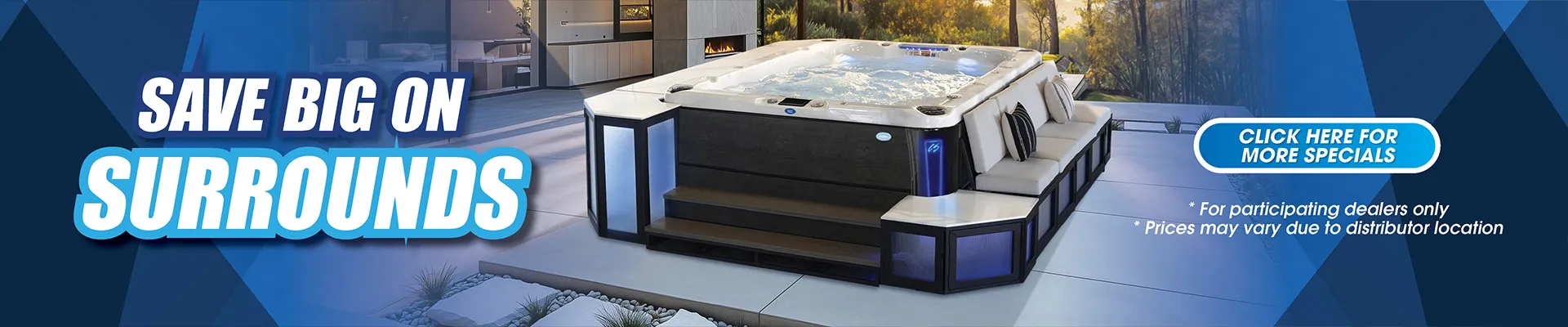 Calspas hot tub being used in a family setting - Orem