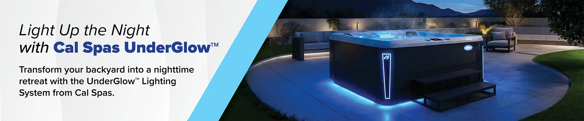 Calspas hot tub being used in a family setting - Orem